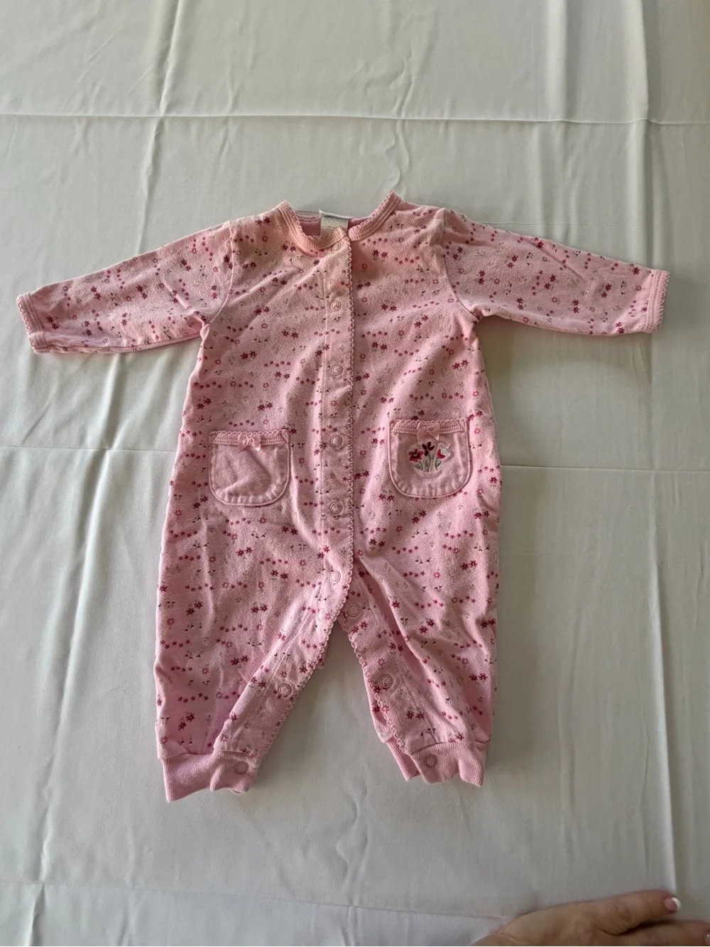 Vintage Y2K Carter’s Baby Girl 3 Piece Sleeper Bundle 0-3M